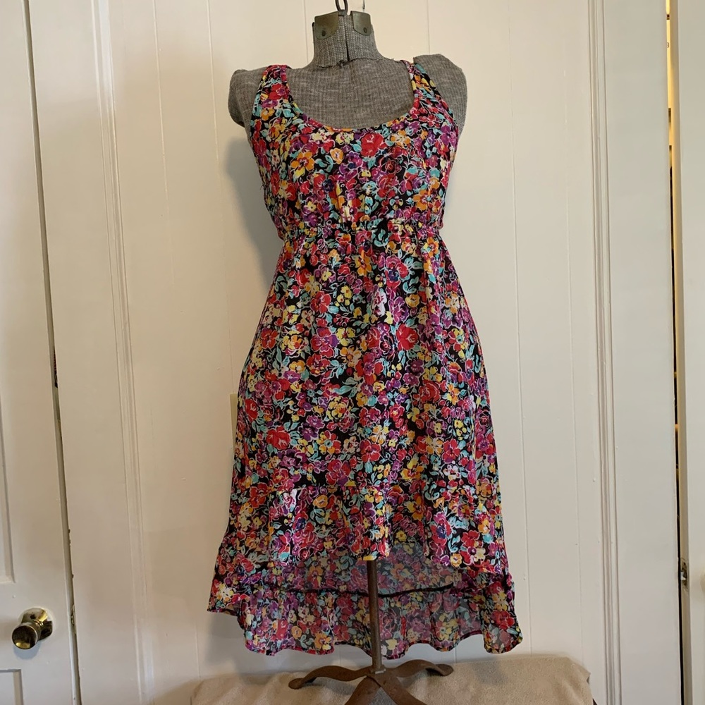 Xhilaration Sheer Sun Tank Dress Cover-up Size Medium M